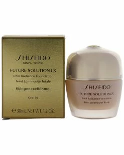Shiseido 1.2oz 4 Neutral Future Solution LX Total Radiance Foundation SPF 15 Women Face & Eye Makeup