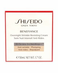 Shiseido 1.7oz Benefiance Overnight Wrinkle Resisting Cream Women Moisturizers & Eye Cream