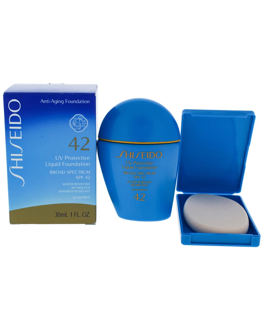 Shiseido 1oz UV Protective Liquid Foundation SPF 42 SP60 Medium Beige Women Face & Eye Makeup 3 Shiseido 1oz UV Protective Liquid Foundation SPF 42 SP60 Medium Beige Women Face & Eye Makeup