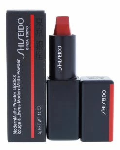Shiseido 0.14oz 514 Hyper Red ModernMatte Powder Lipstick Women Lip & Cheek Makeup