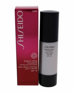 Shiseido 1.2oz B100 Very Deep Beige Radiant Lifting Foundation SPF 15 Women Face & Eye Makeup
