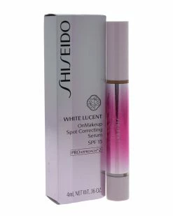 Shiseido 0.16oz Natural Light White Lucent OnMakeup Spot Correcting Serum SPF 15 Women Skincare Treatments