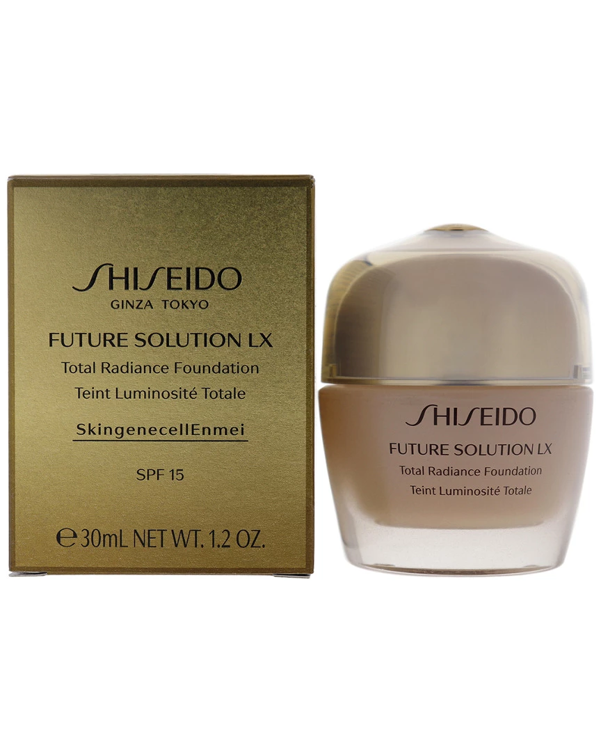 Shiseido 1.2oz 3 Golden Future Solution LX Total Radiance Foundation SPF 15 Women Face & Eye Makeup 3 Shiseido 1.2oz 3 Golden Future Solution LX Total Radiance Foundation SPF 15 Women Face & Eye Makeup