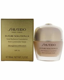 Shiseido 1.2oz 4 Golden Future Solution LX Total Radiance Foundation SPF 15 Women Face & Eye Makeup