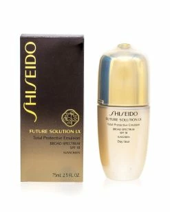 Shiseido 2.5oz Future Solution Lx Total Protective Emulsion Broad Spectrum Spy 18 Sunscreen Women Suncare