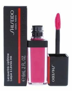 Shiseido 0.2oz 302 Plexi Pink LacquerInk LipShine Women Lip & Cheek Makeup