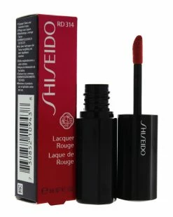 Shiseido 0.2oz Deep Coral Lacquer Rouge Women Lip & Cheek Makeup