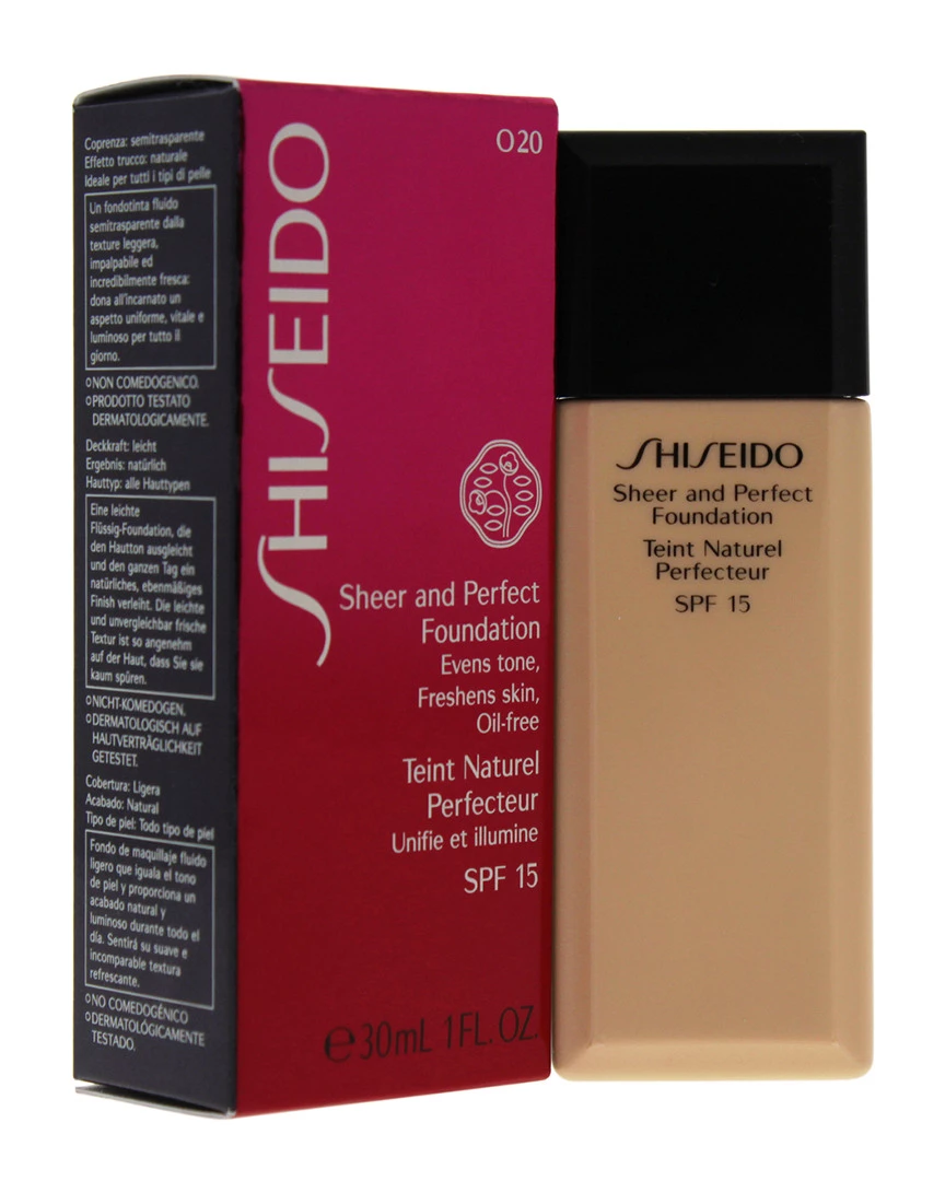 Shiseido 1oz Natural Light Sheer And Perfect Foundation SPF 15 Women Face & Eye Makeup 3 Shiseido 1oz Natural Light Sheer And Perfect Foundation SPF 15 Women Face & Eye Makeup