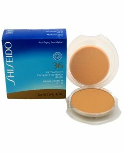 Shiseido 0.42oz Medium Ochre UV Protective Compact Foundation Women Face & Eye Makeup